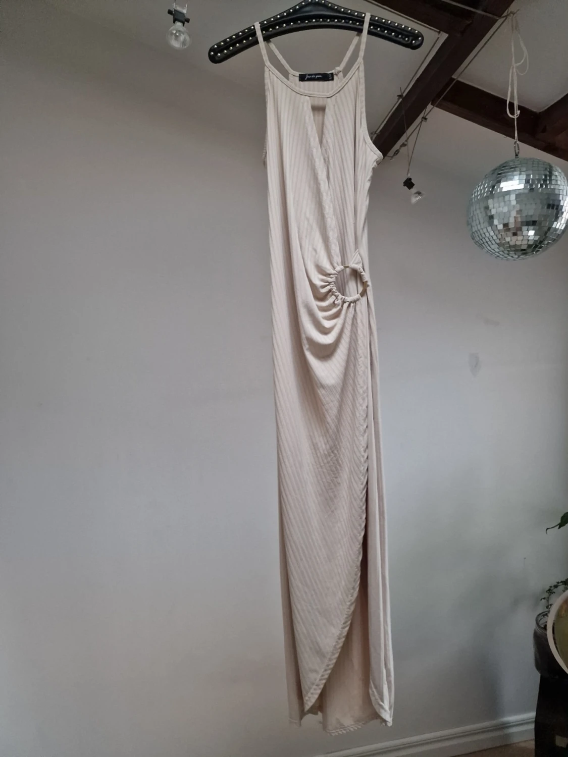 Beige midi/maxi dress - 1