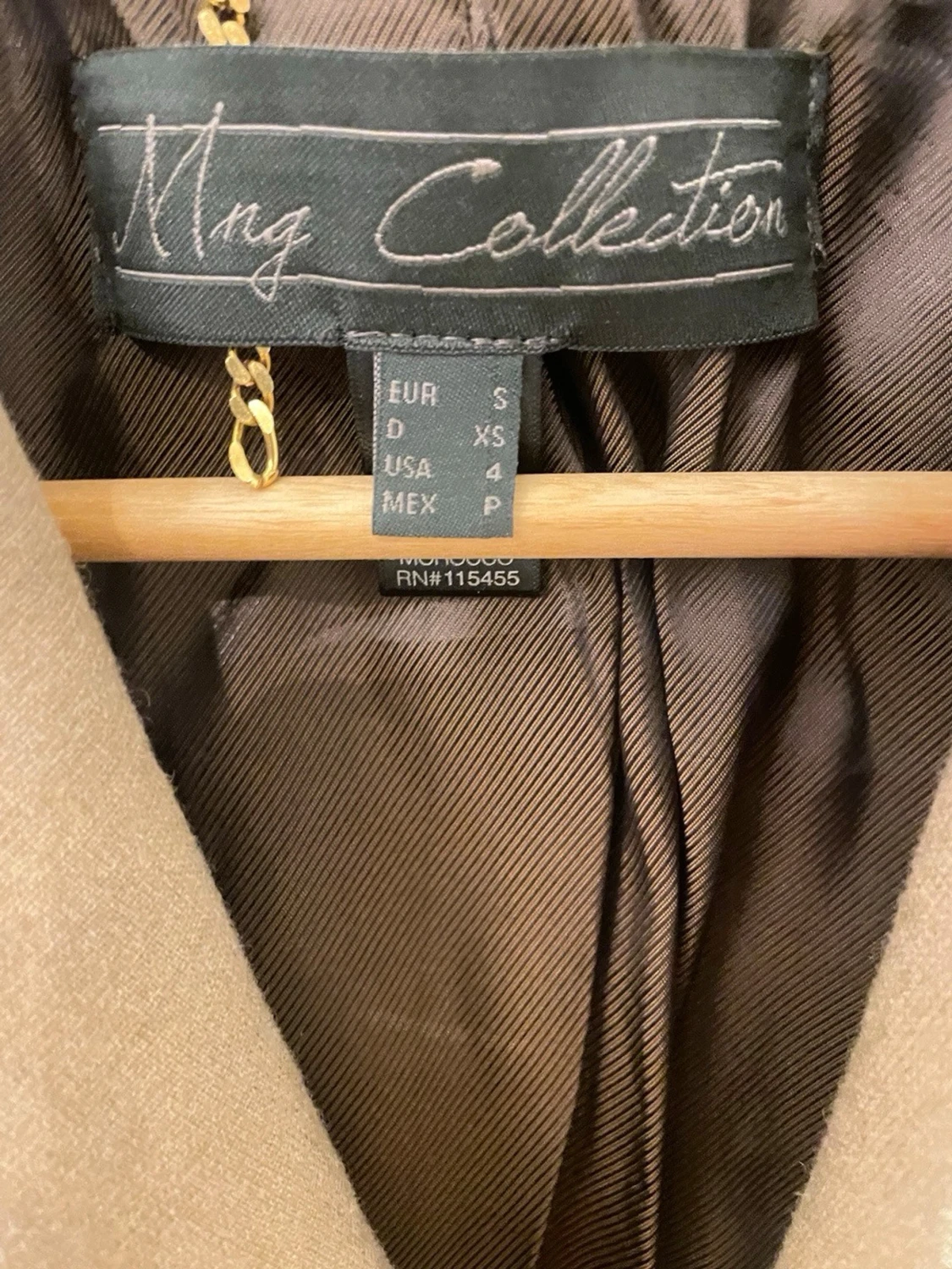 Beige kavaj från Mng Collection - 1