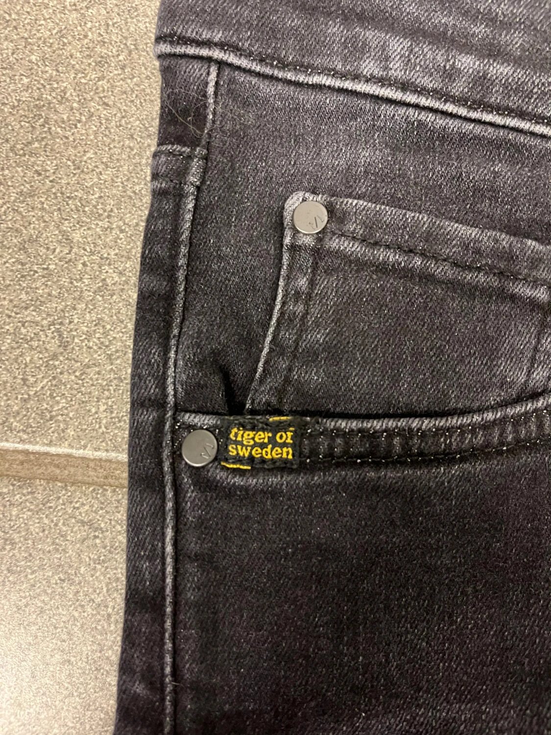 Svarta slimmade jeans Tiger of Sweden W29 L32 - 3