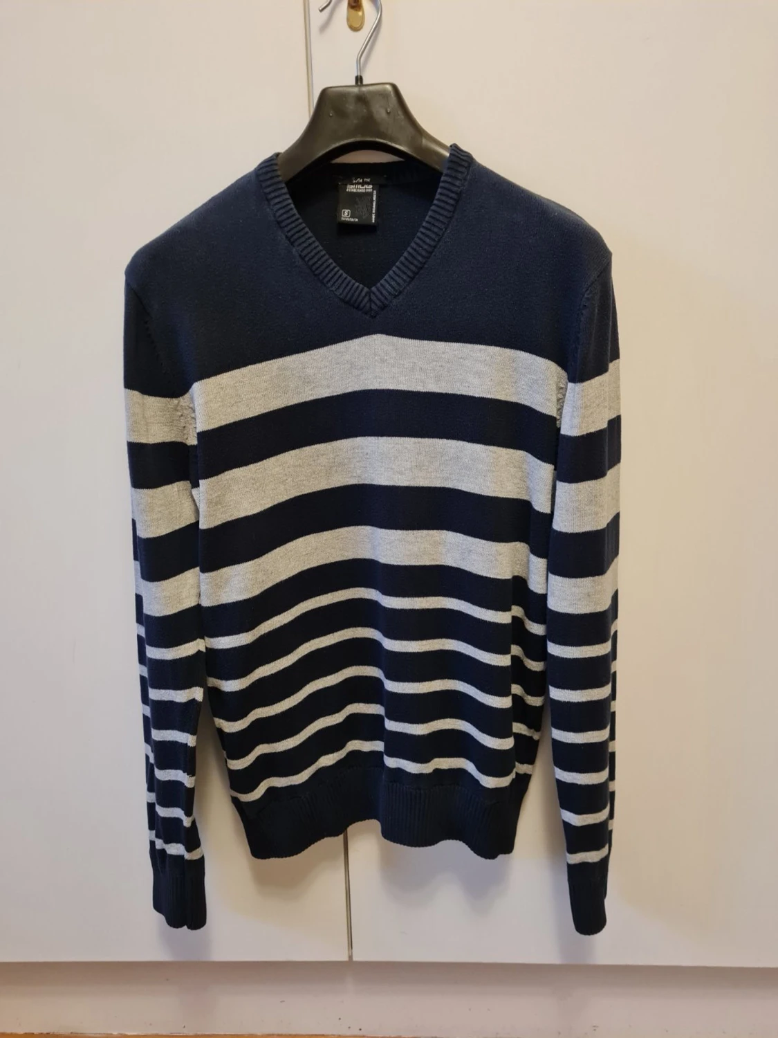 Randig marinblå tröja från SMOG (New Yorker) strl S