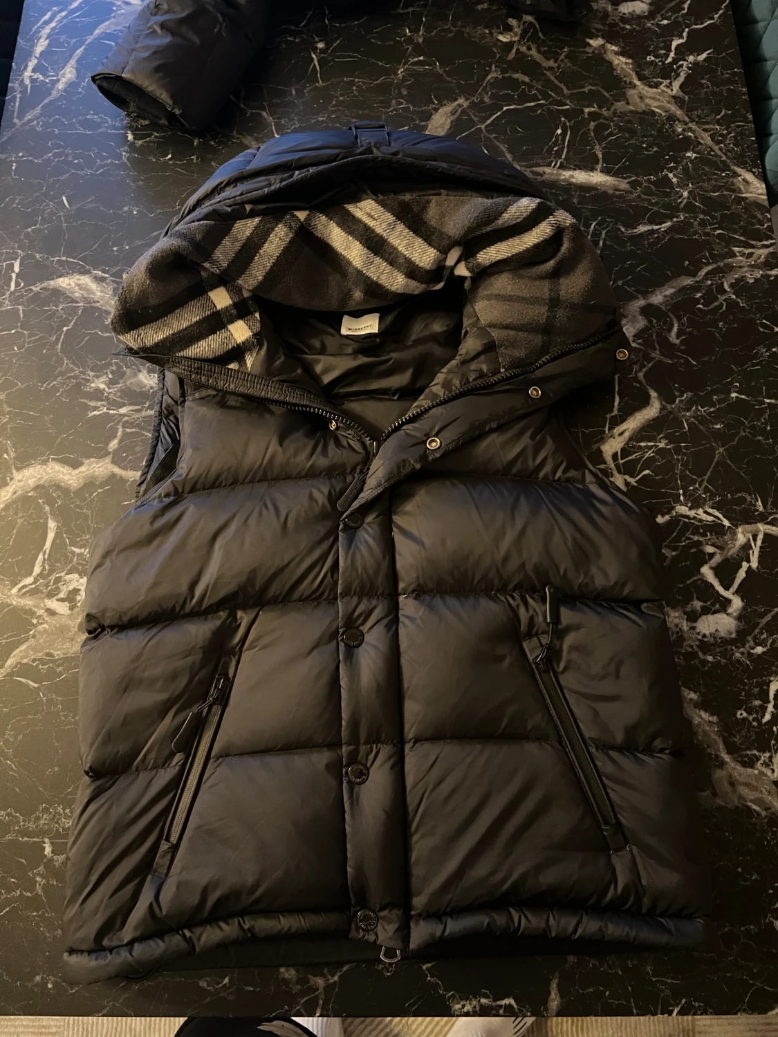 Svart pufferjacka Burberry L - 6