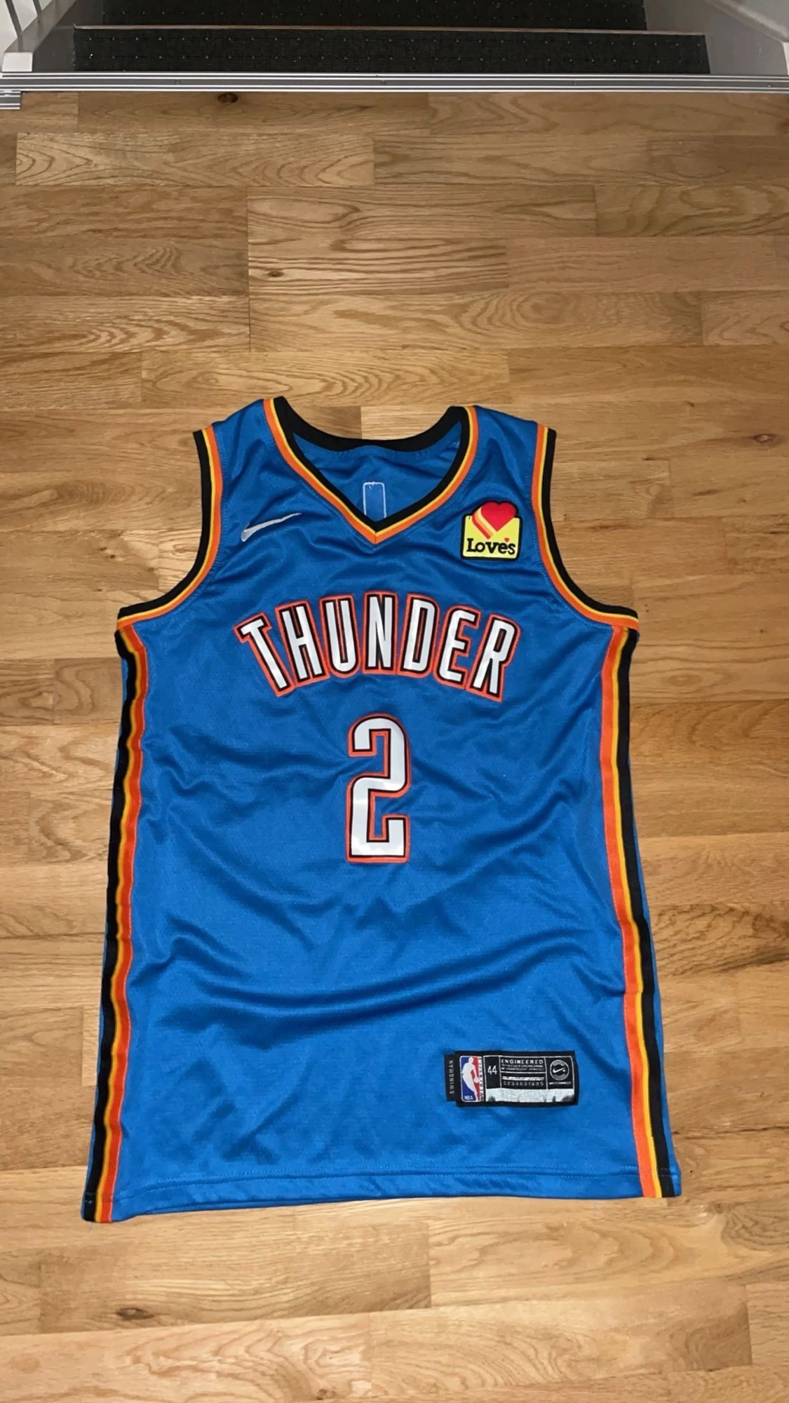 Blå Oklahoma City Thunder basketlinne - 1