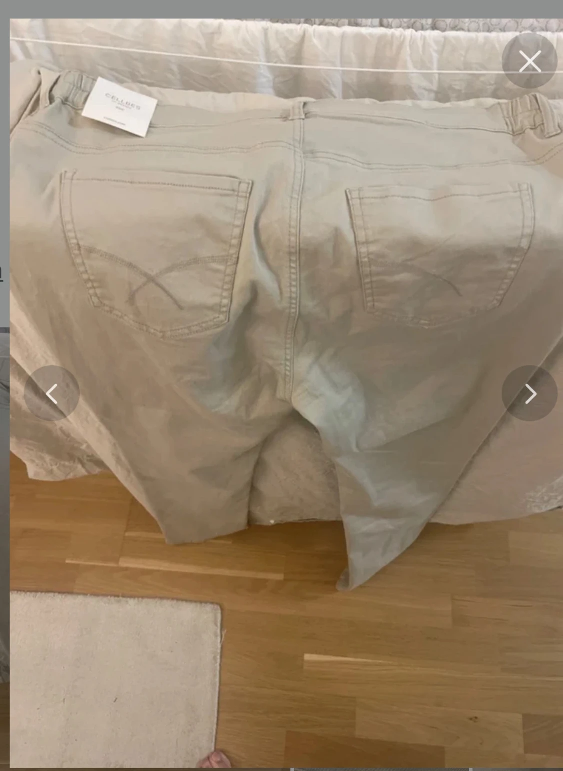 Beige raka byxor från Cellbes - 2