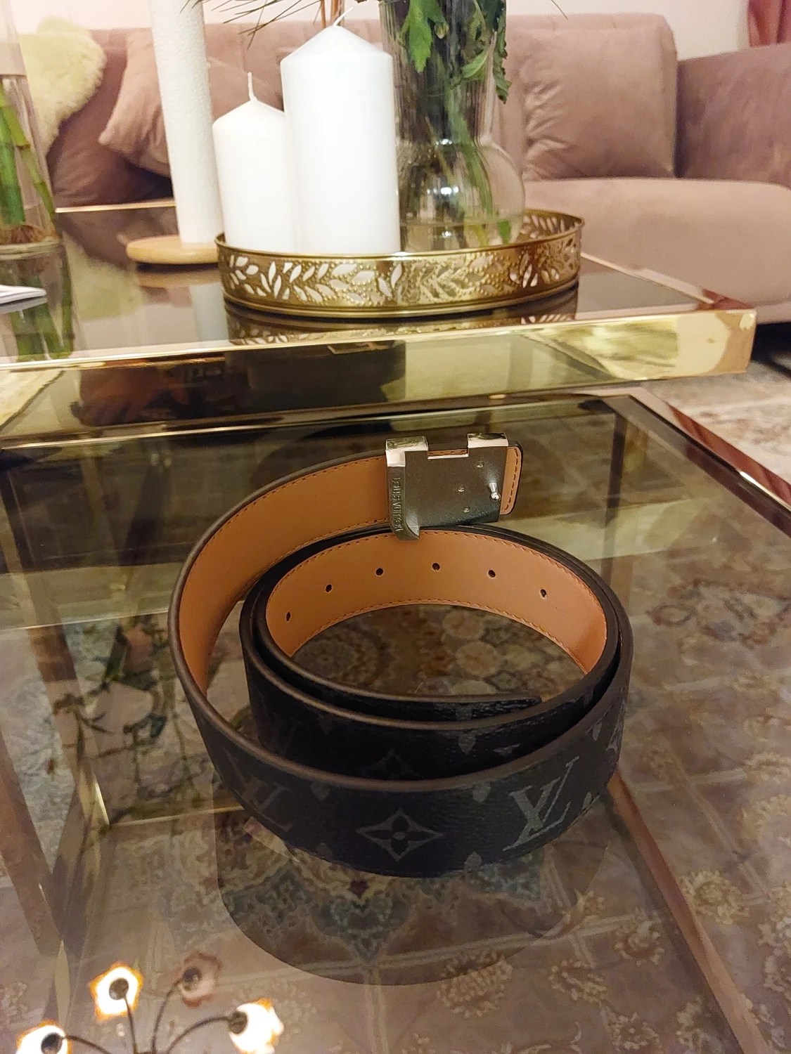 L Bälte Silver Blommor - 1