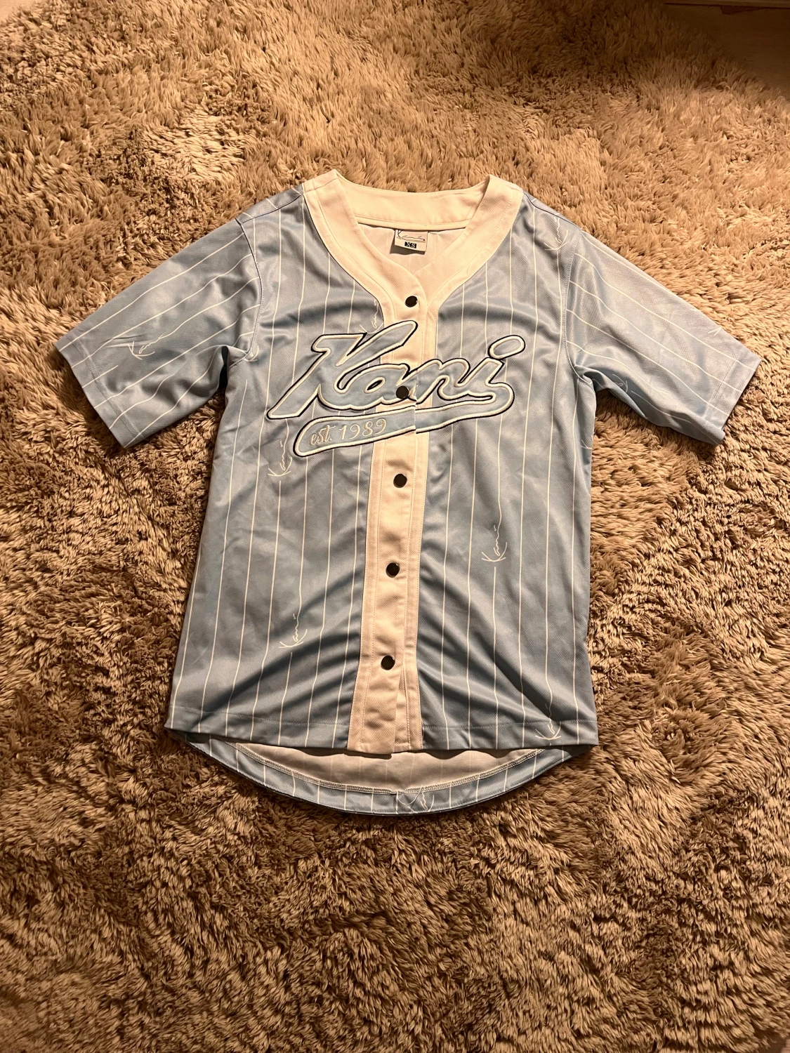 Blåvit randig skjorta från Karl Kani - 2