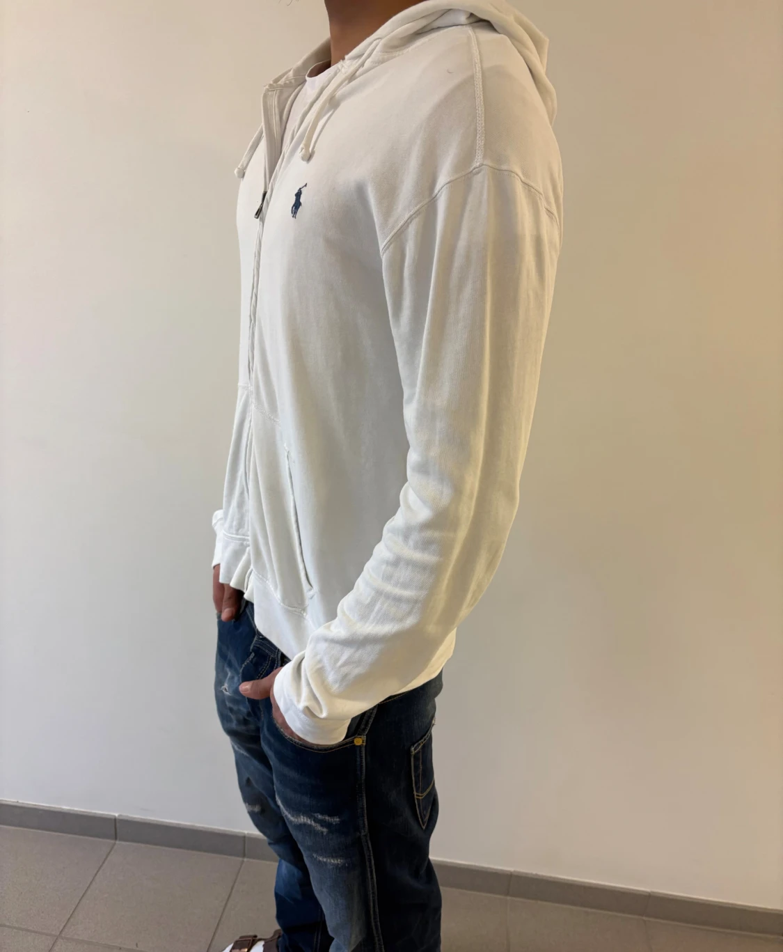 Vit hoodie från Ralph Lauren - 1