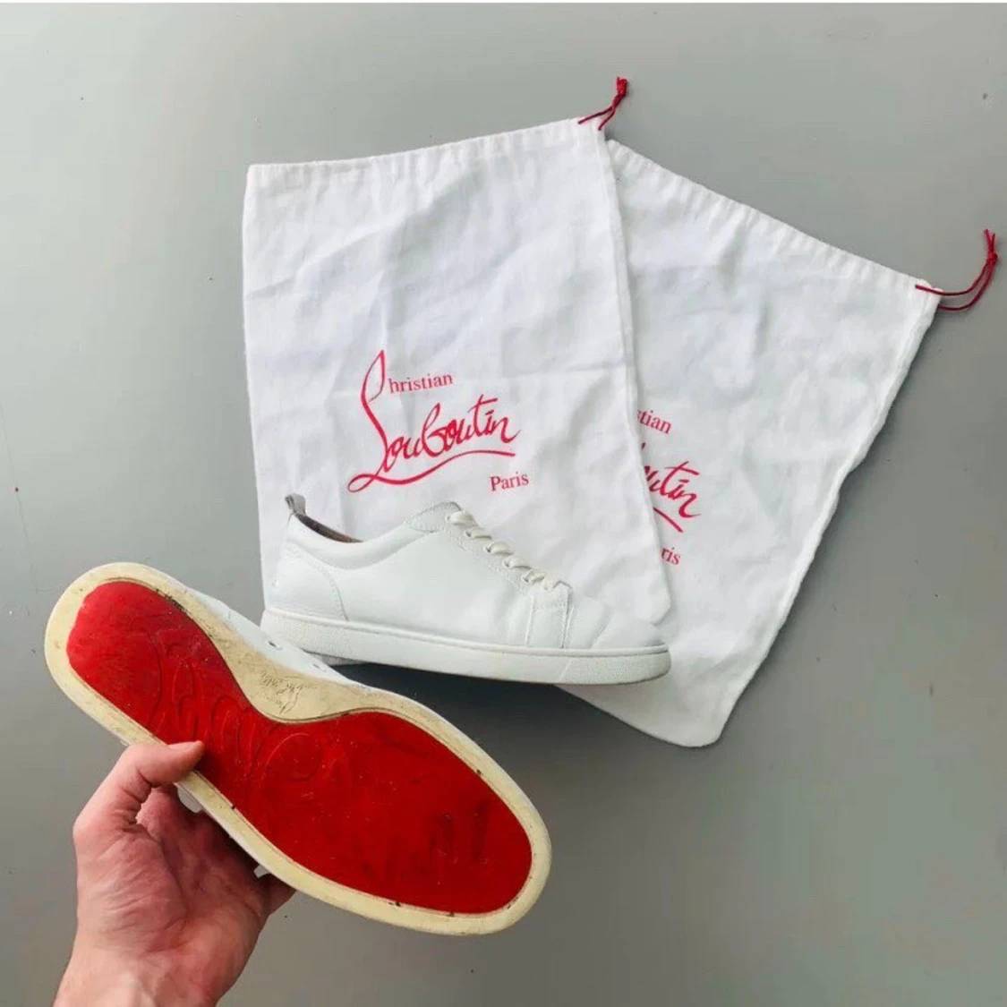Vita sneakers från Christian Louboutin