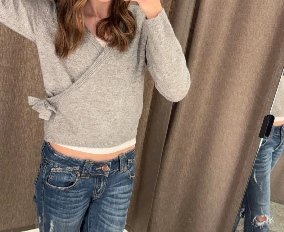 Grå omlottkofta från Kappahl - 1