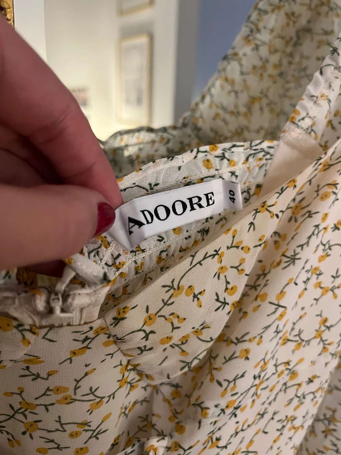 Blommig klänning från Adoore - 4