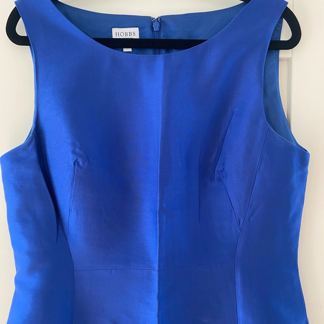 Kornblå ärmlös klänning från Hobbs - 1