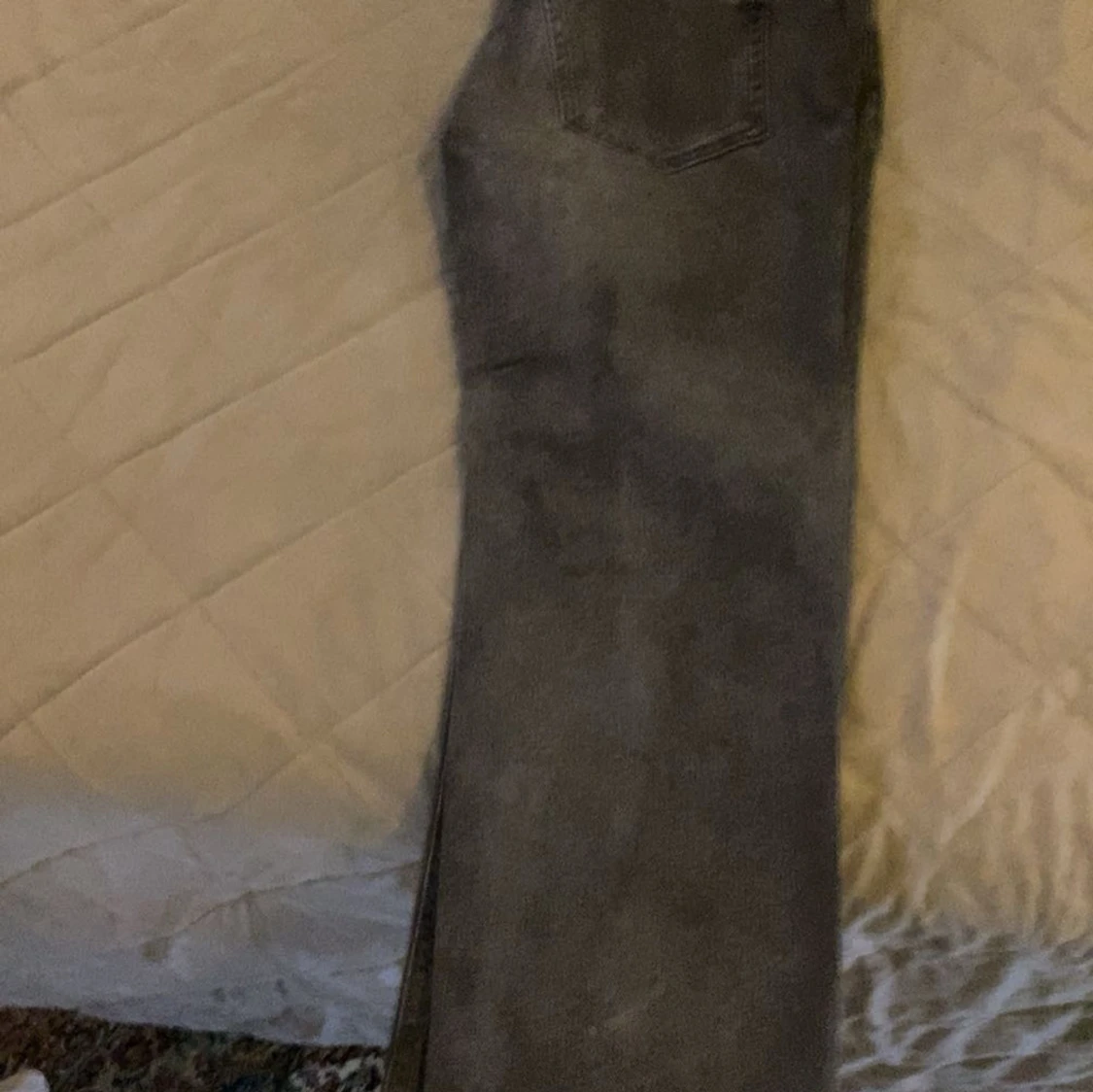 Grå jeansbyxor från Lindex, strl 170 - 3