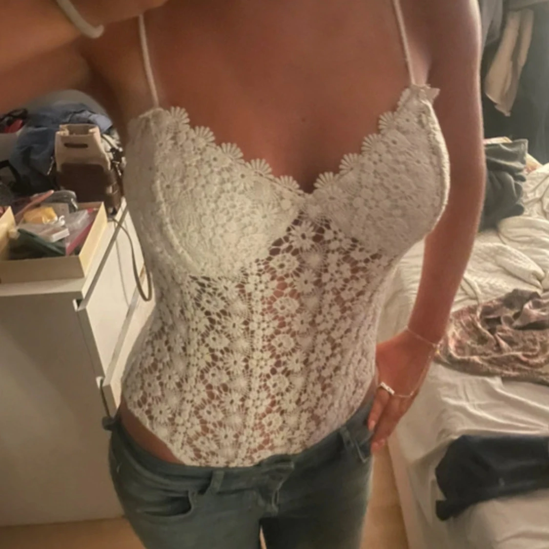 Blommig söt body - 1