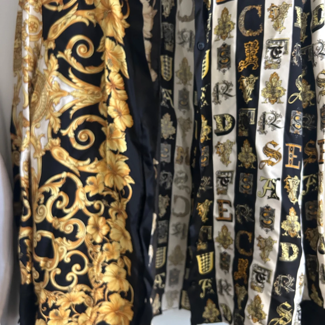 Versace blommig och randig skjorta - 3