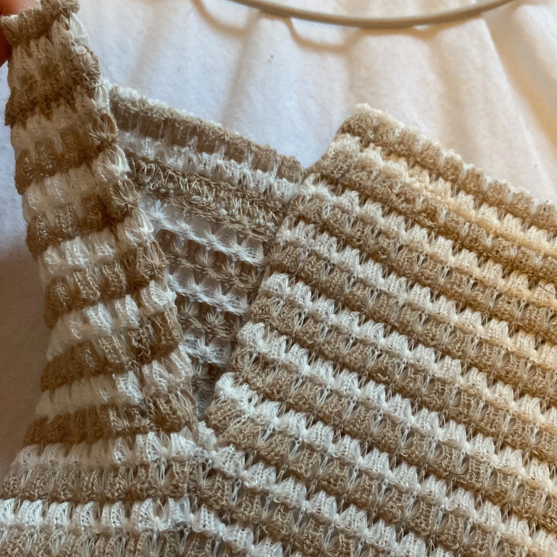 Randiga stickade byxor från SHEIN - 2