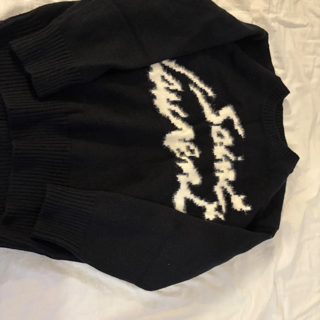 Svart Saint Laurent stickad tröja - 1