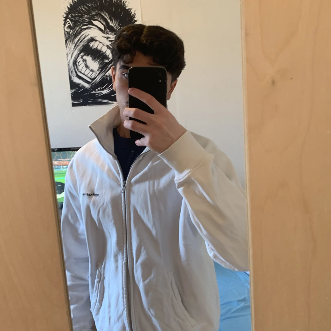 Vit ziptröja Carhartt x Red Bull Traffic Jam - 4