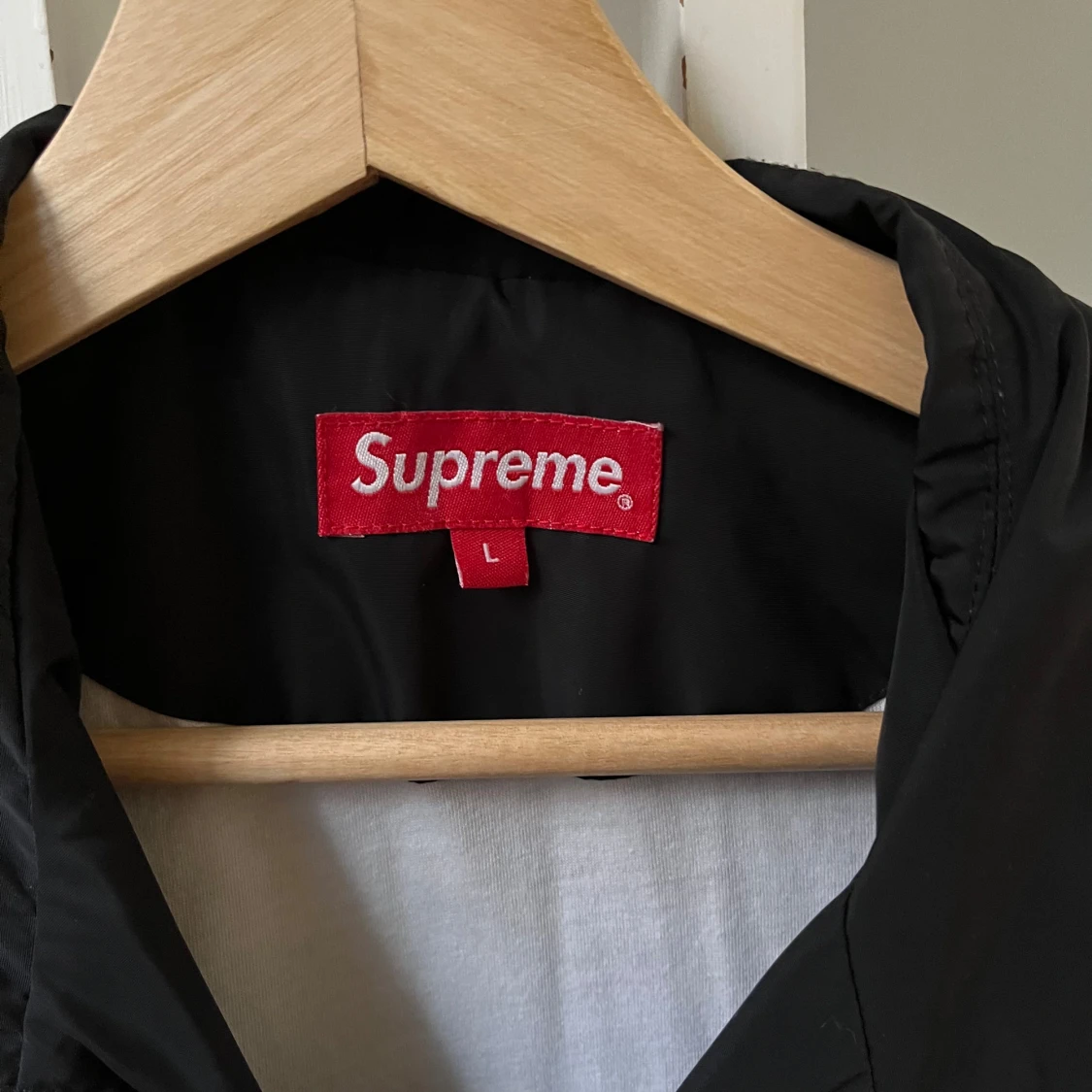 Supreme x Spitfire svart coachjacka L - 2