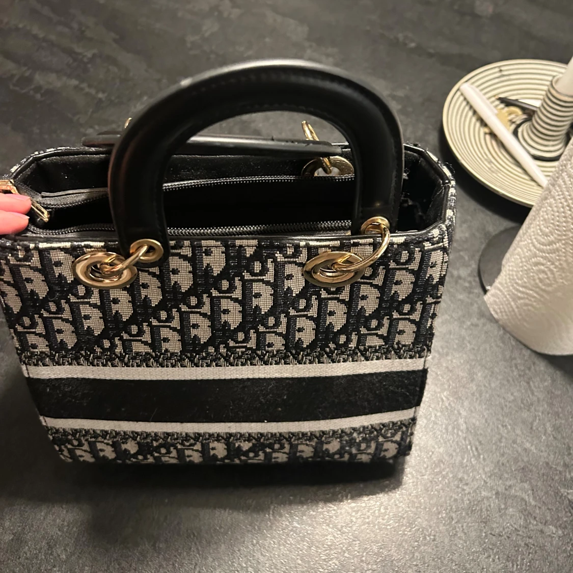 Christian Dior svart handväska - 2