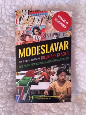 Modeslavar: Den globala jakten på billigare kläder - En ögonöppnande bok om modeindustrins baksida. Följ med bakom kulisserna till fabriker där kläder tillverkas under tuffa villkor. Perfekt för dig som vill förstå mer om kläder, konsumtion och global rättvisa.