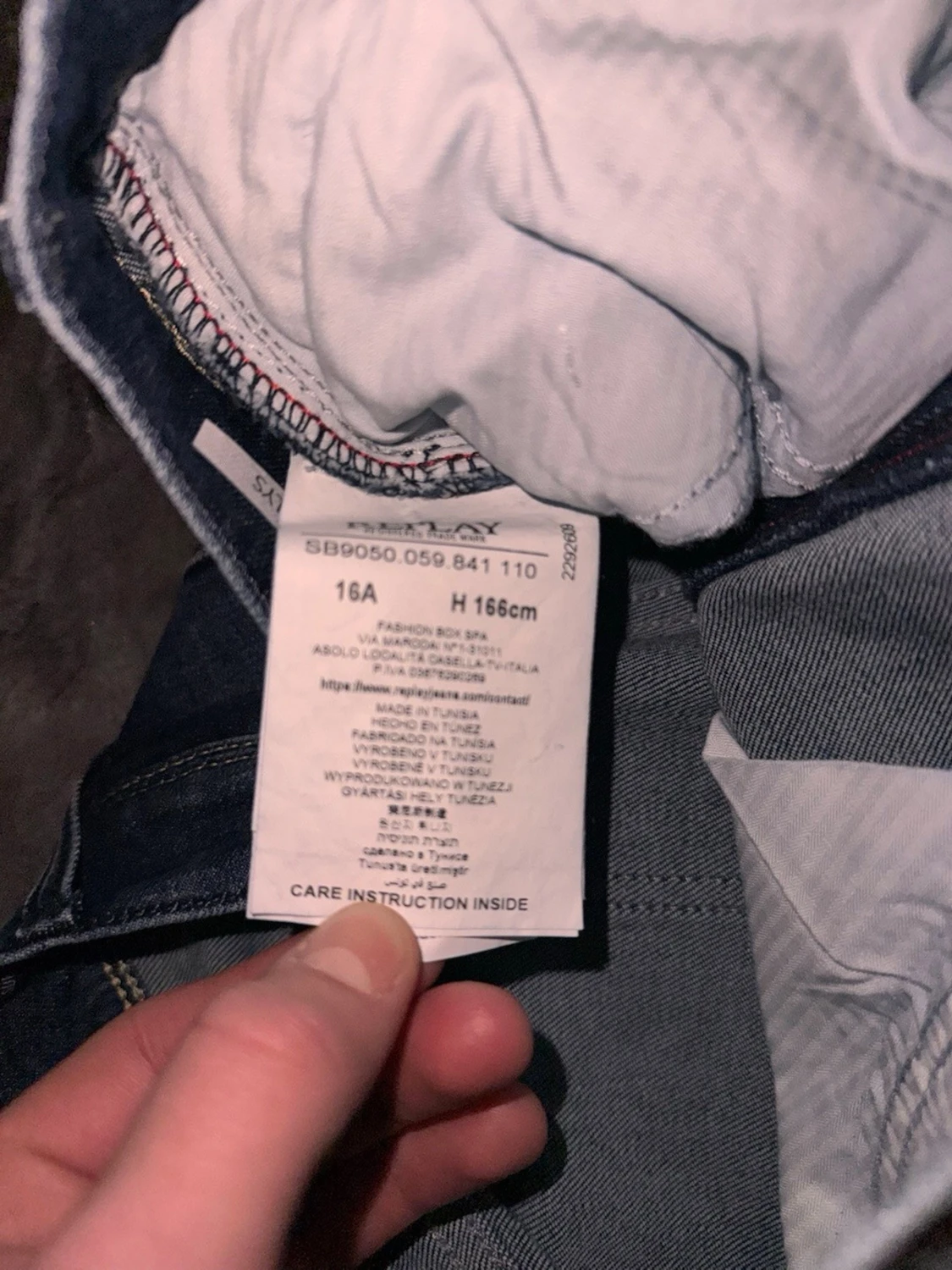 Replay Super Slim blå jeans - 3