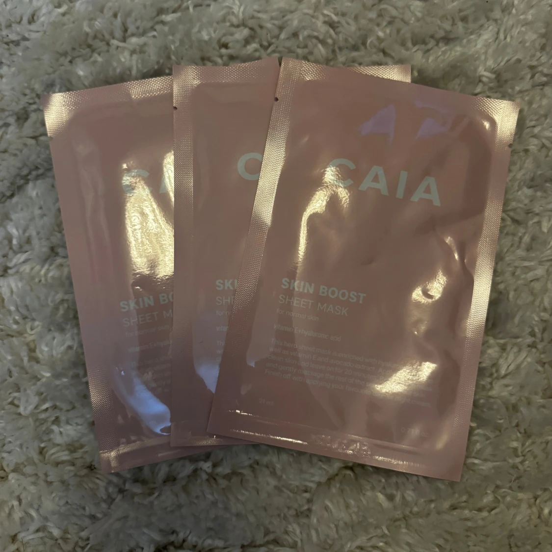 CAIA Skin Boost Sheet Mask 3-pack