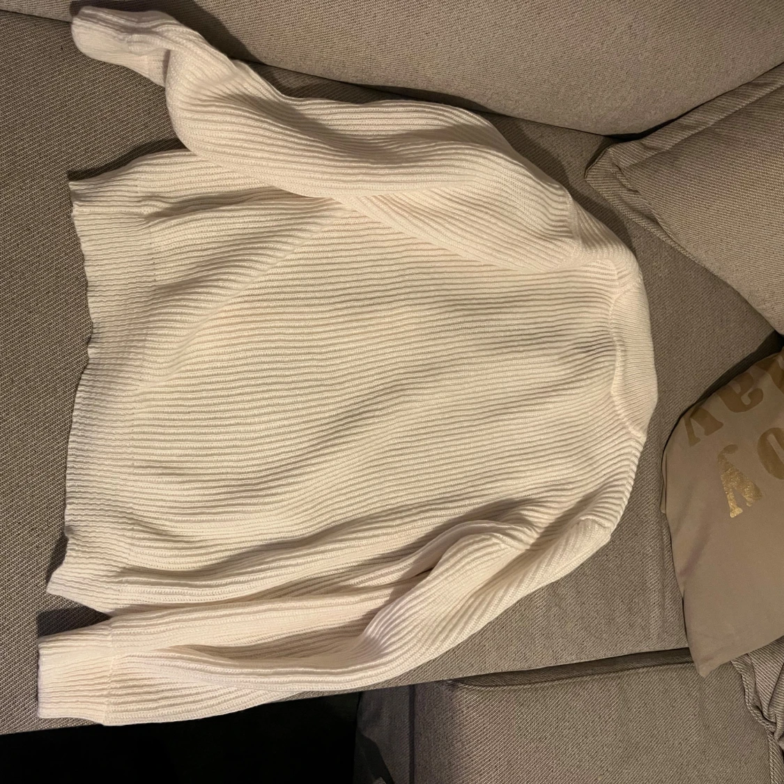 Vit kofta med dragkedja - 1