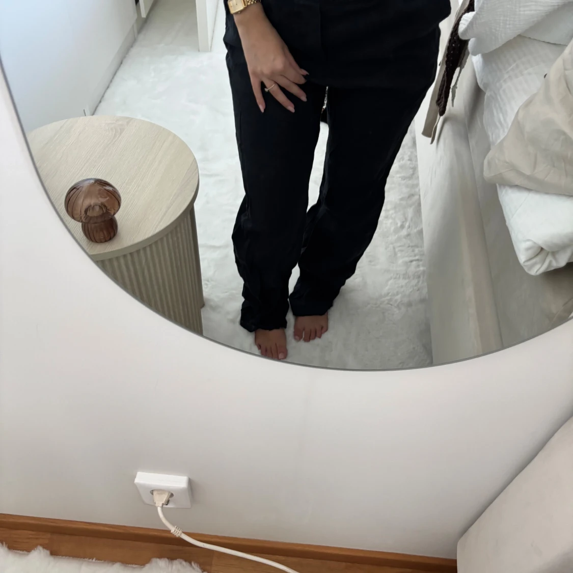 Svarta linnebyxor från Lindex Bella - 1