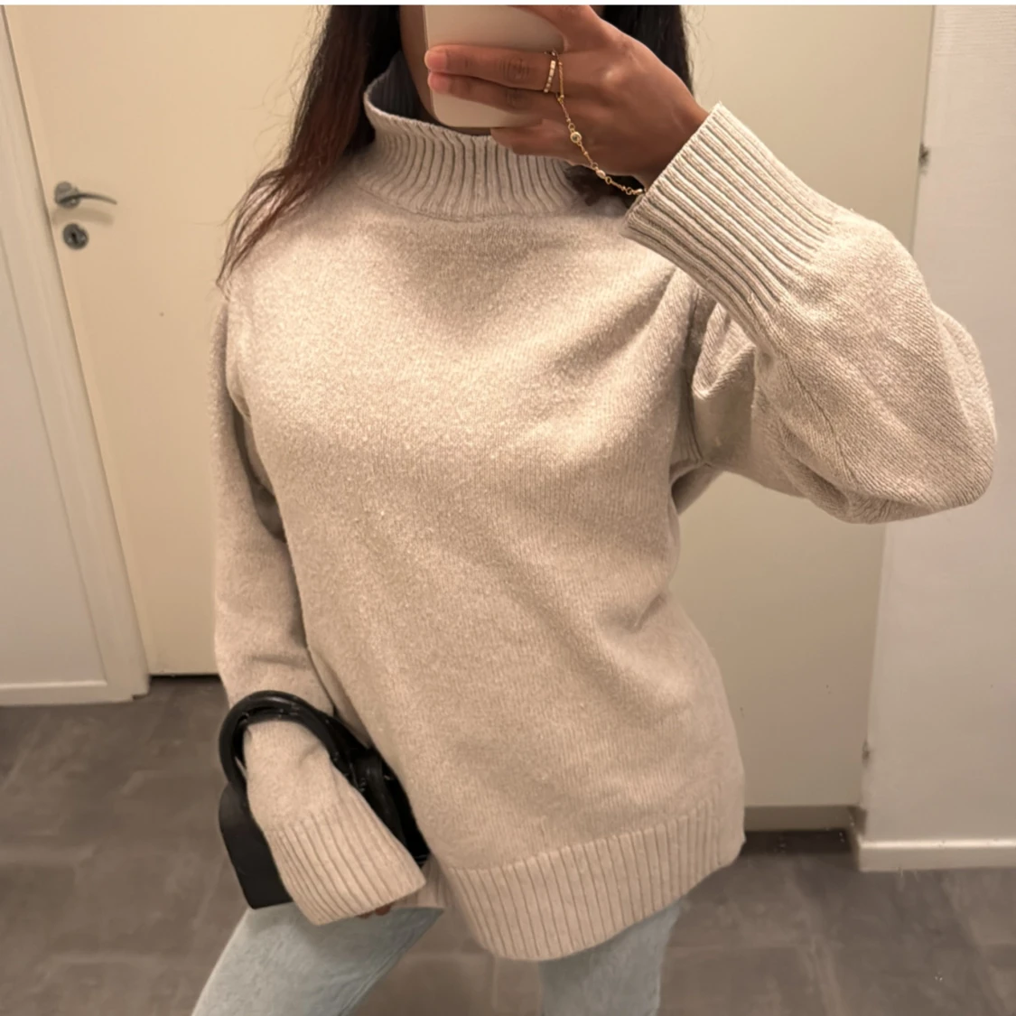 Polotröja i stickad ull - 4