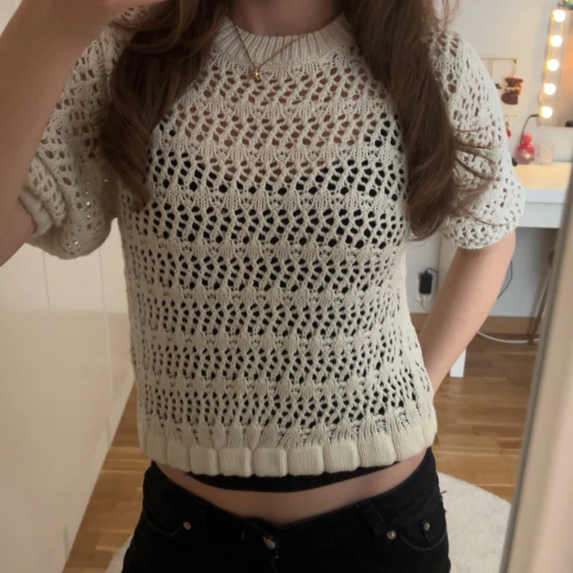 Stickad topp från Amisu