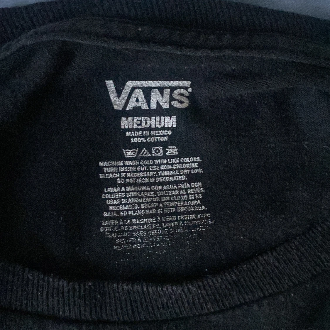 Svart Vans t-shirt med logga - 2