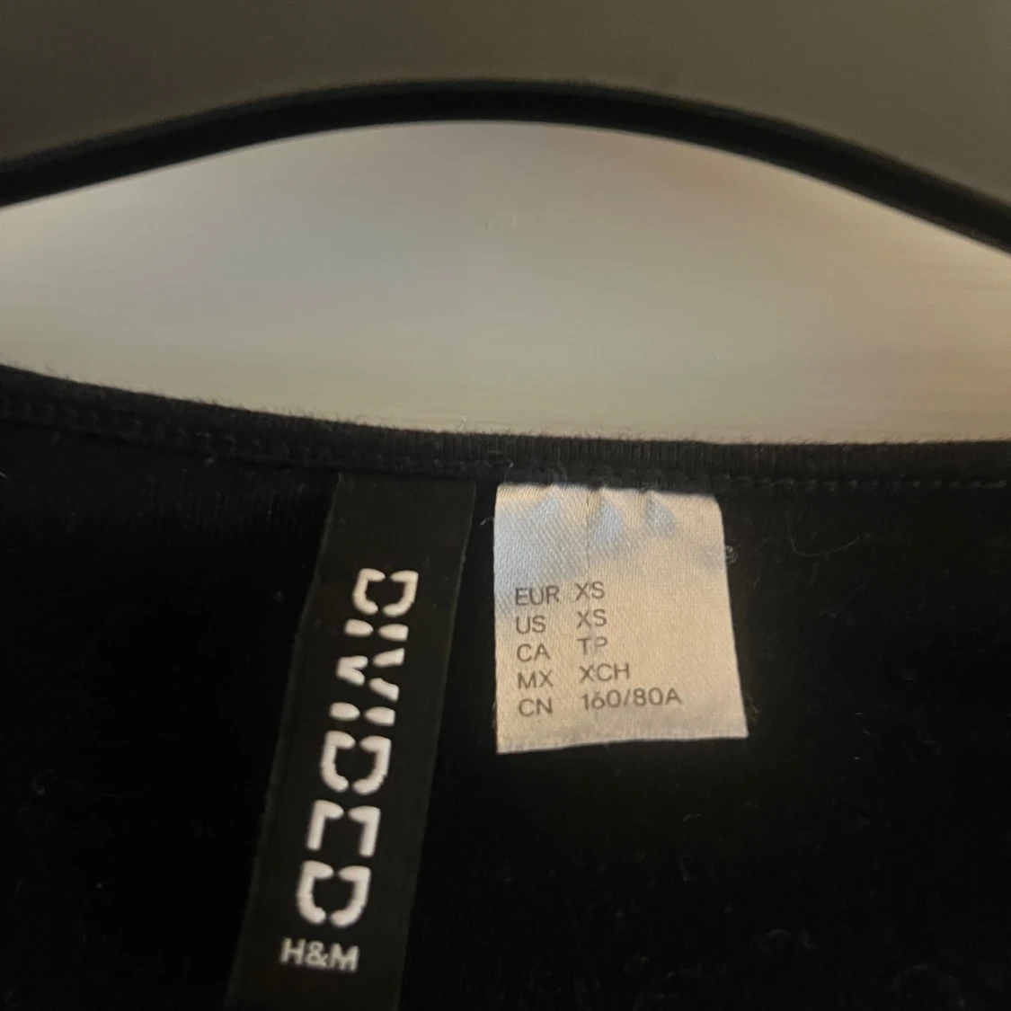 Svart långärmad topp från H&M Divided - 1