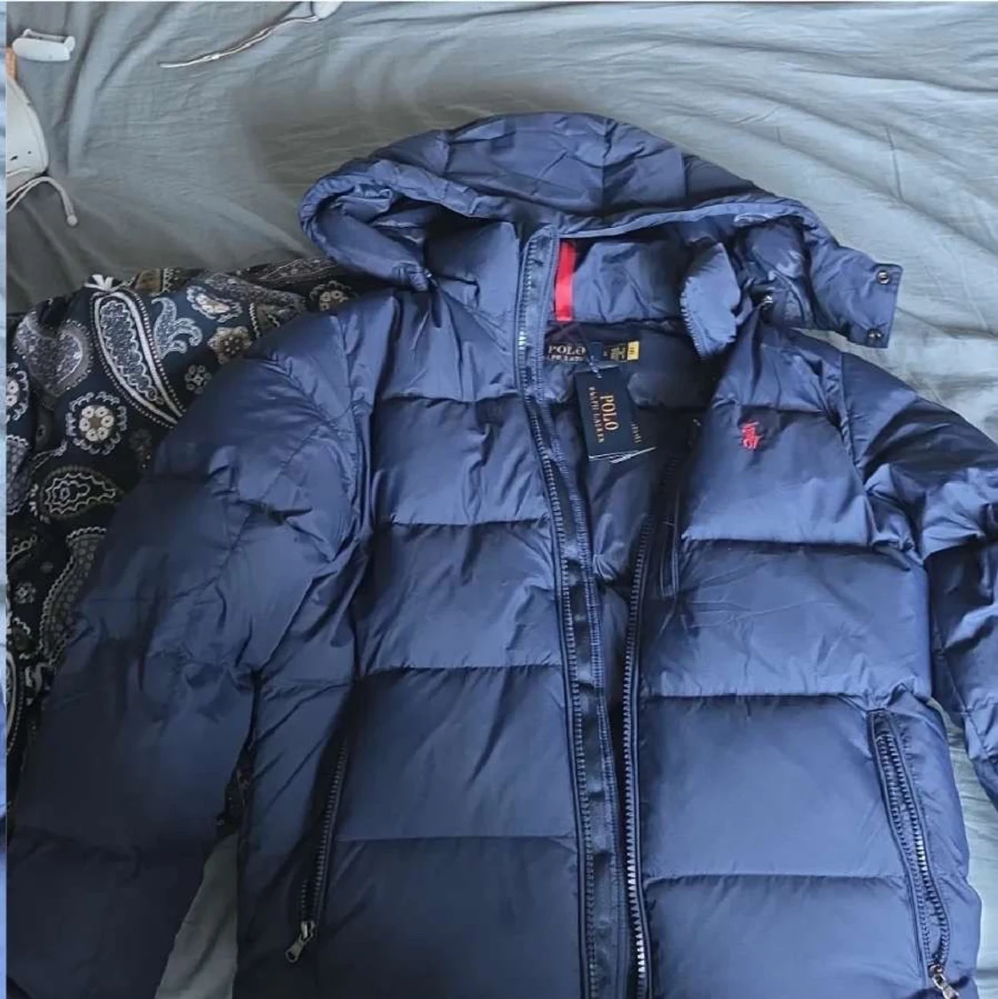 Mörkblå pufferjacka Polo Ralph Lauren