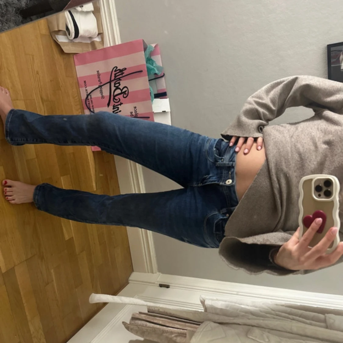 Blå bootcut jeans från Ltb