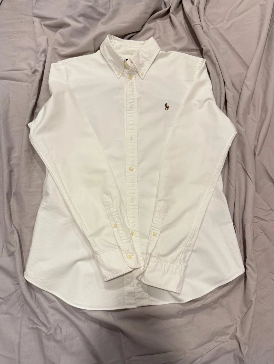 Polo Ralph Lauren Vit Oxford skjorta