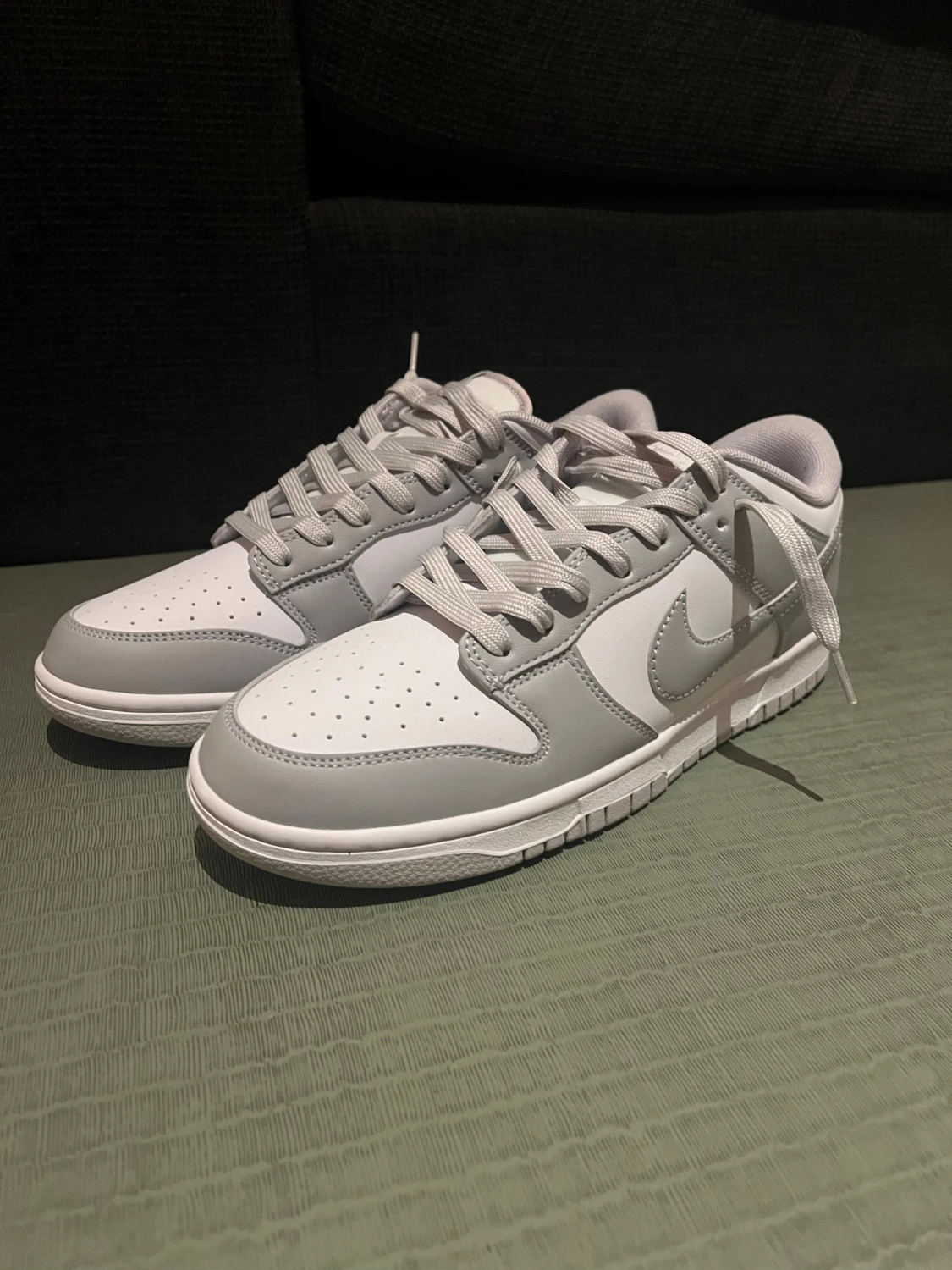 Nike Dunk Low vit/grå