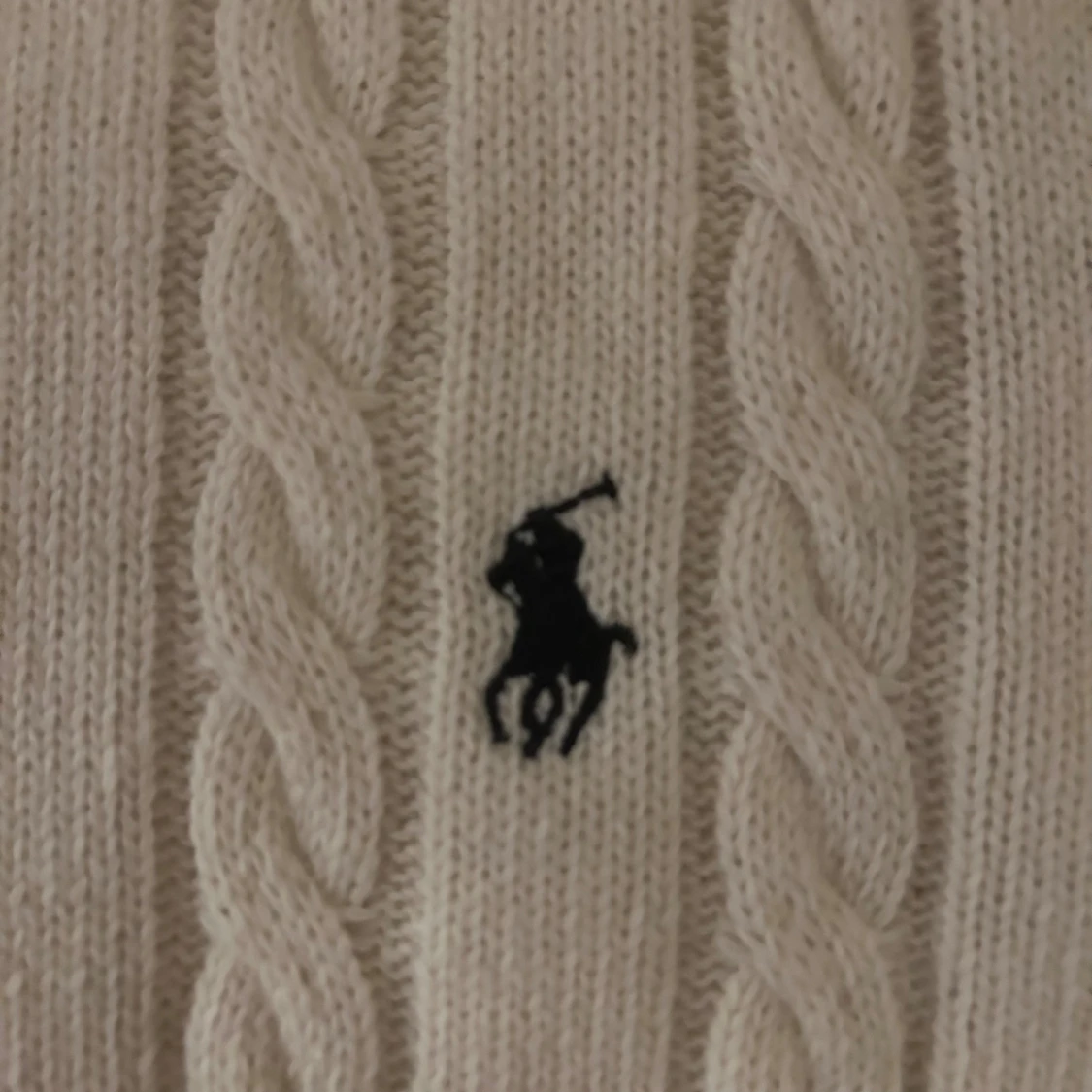 Vit kabelstickad tröja Polo Ralph Lauren - 2