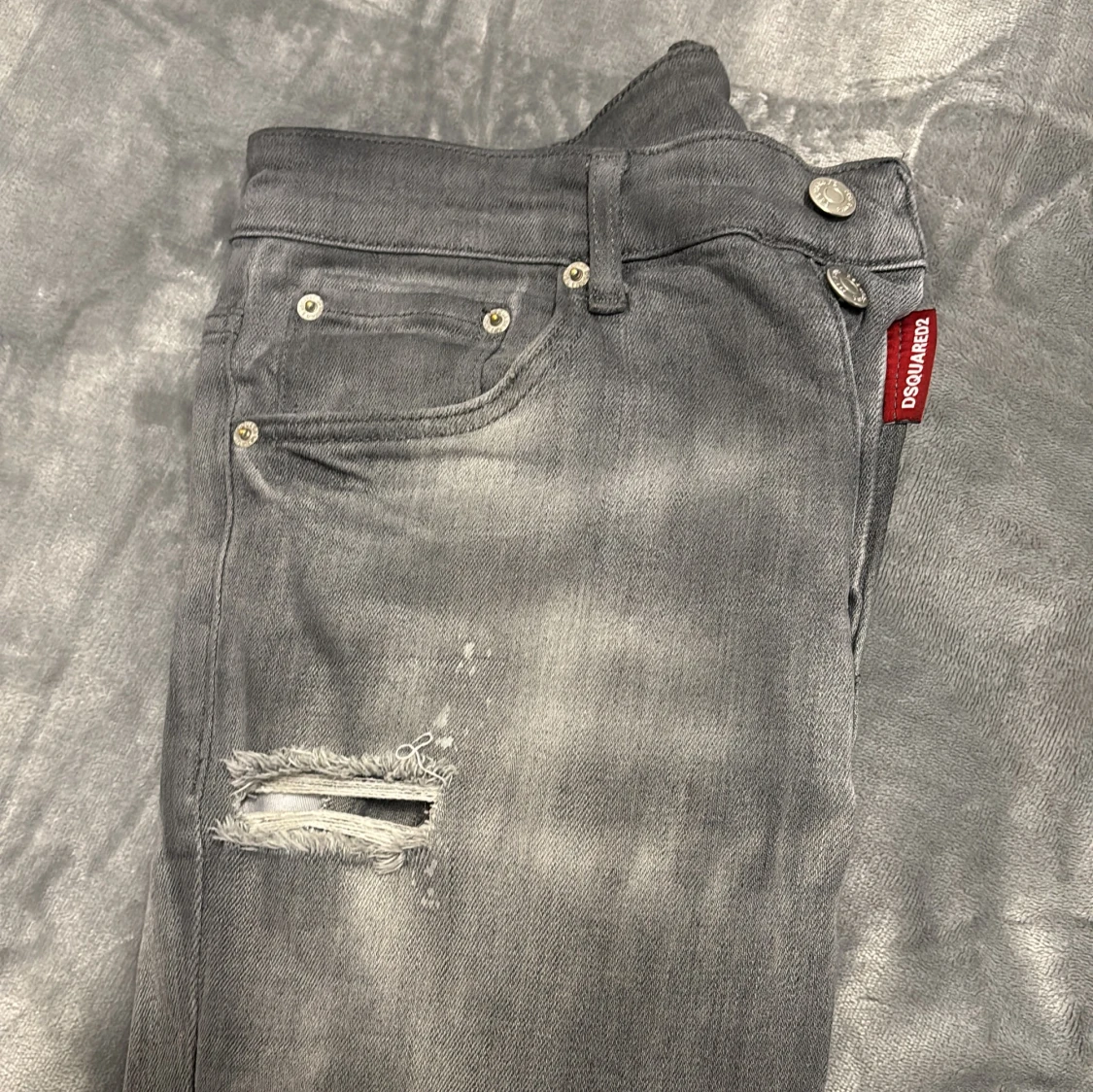 Grå skinny jeans från Dsquared2 - 4