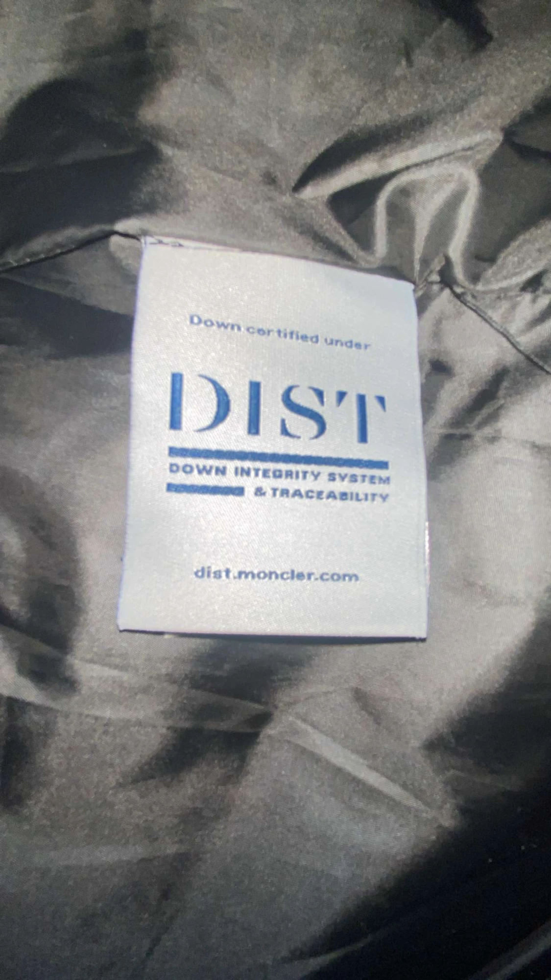 Svart Moncler pufferjacka med huva - 5