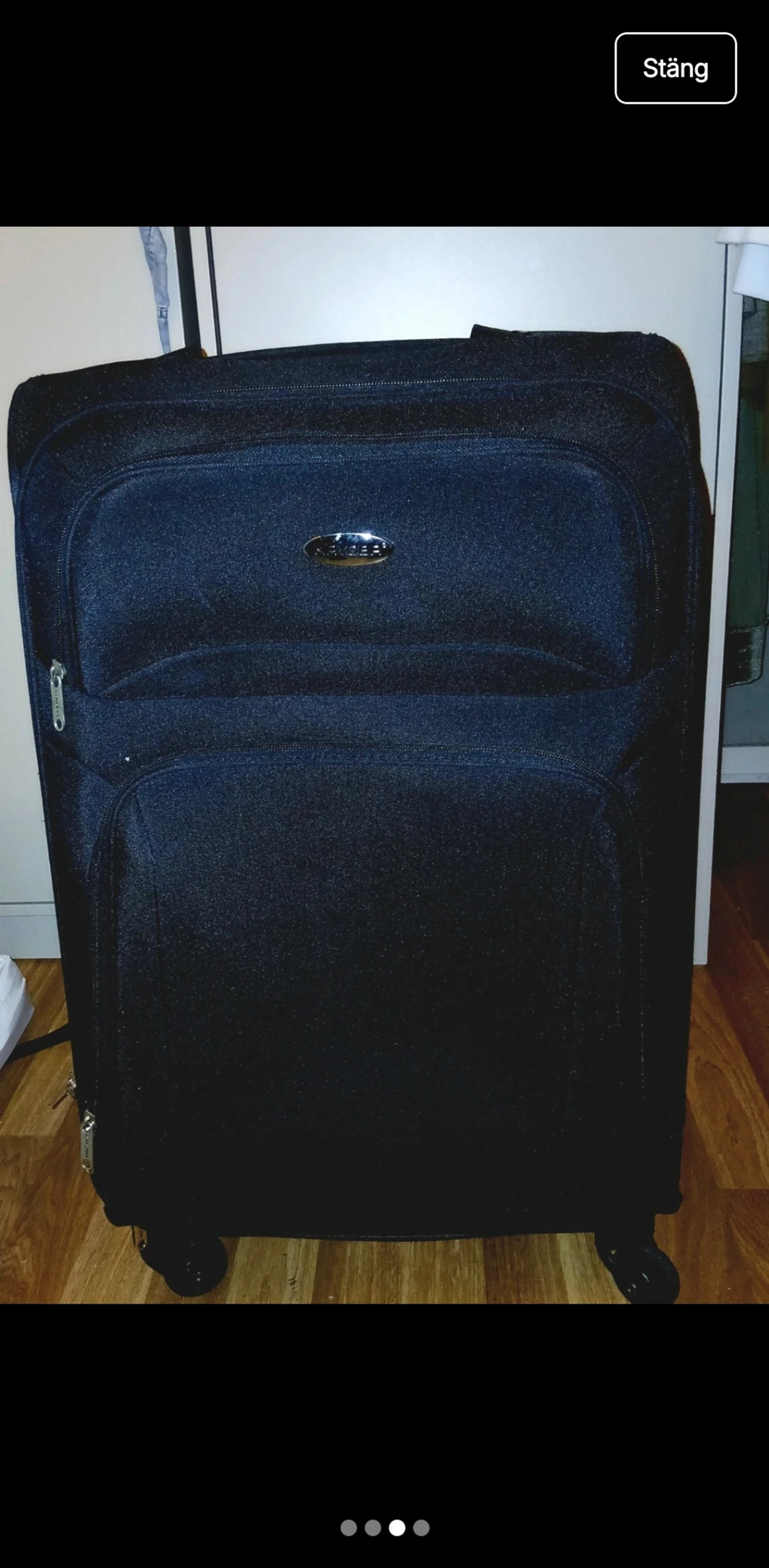 Svart resväska med hjul från Kevlar - 3