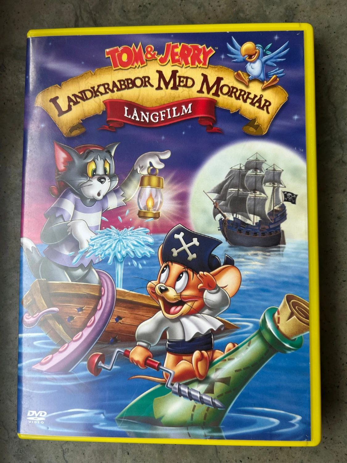 Tom & Jerry landkrabbor med morrhår dvd
