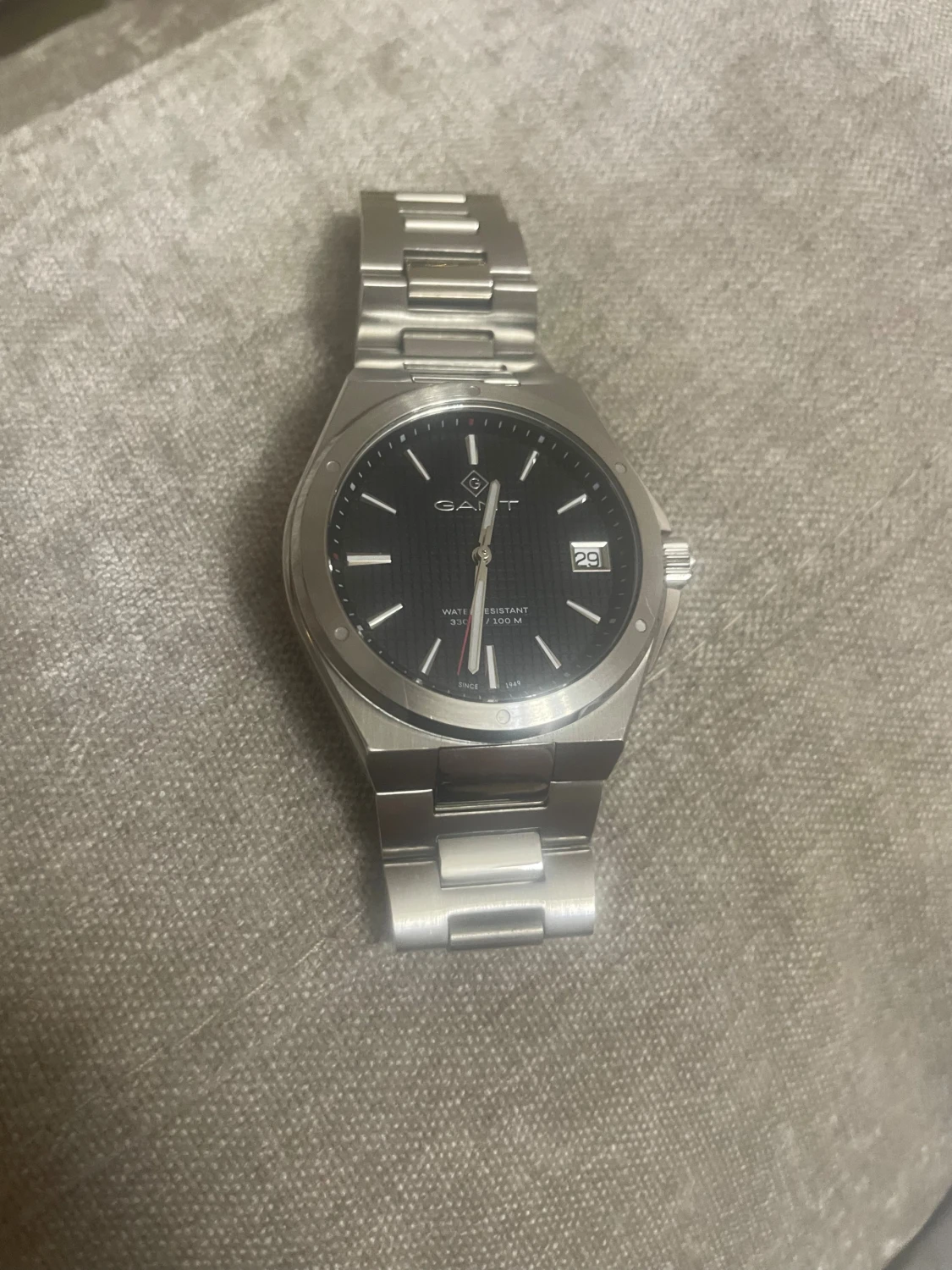 GANT herrklocka med svart urtavla