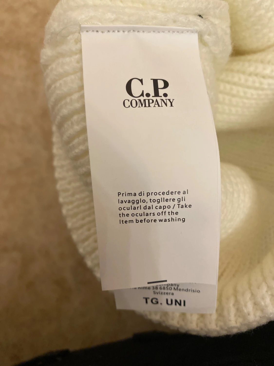 Vit C.P. Company goggle-mössa - 3