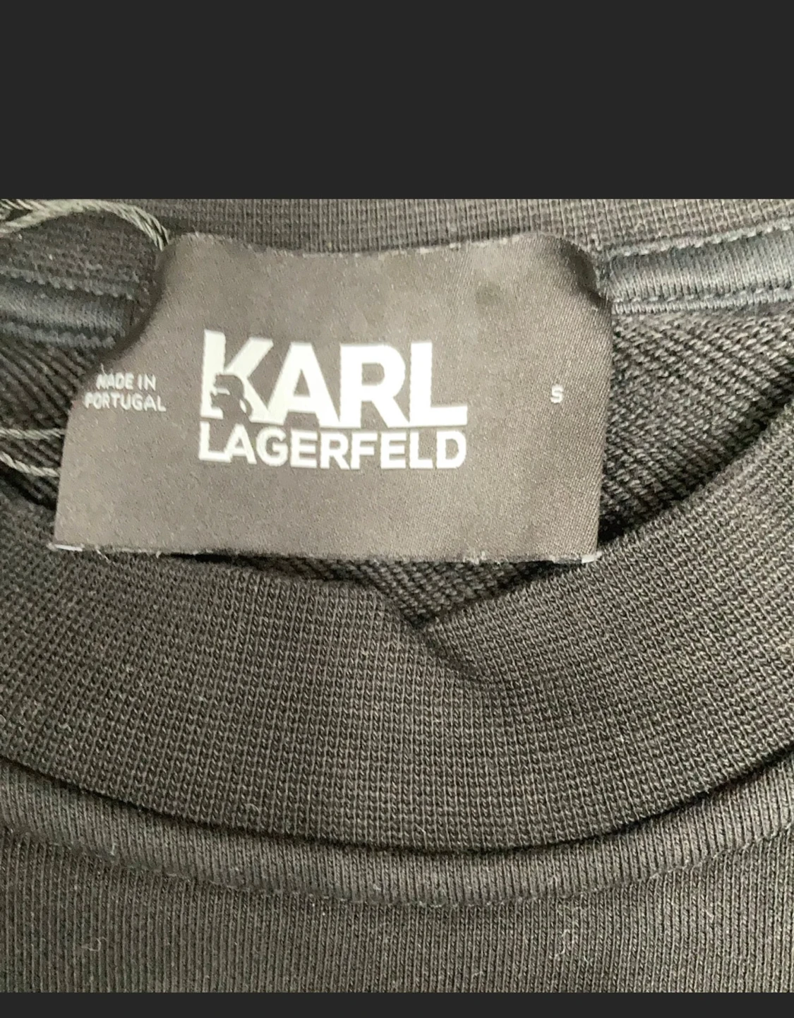 Svart sweatshirt från Karl Lagerfeld - 2