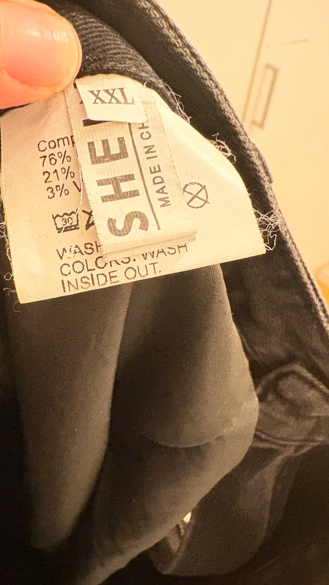Grå wide jeans från SHEIN XXL - 3