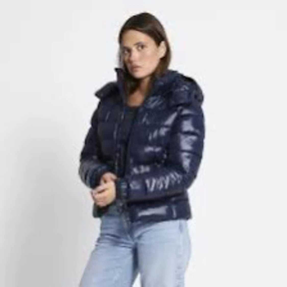 Mörkblå vinterjacka 