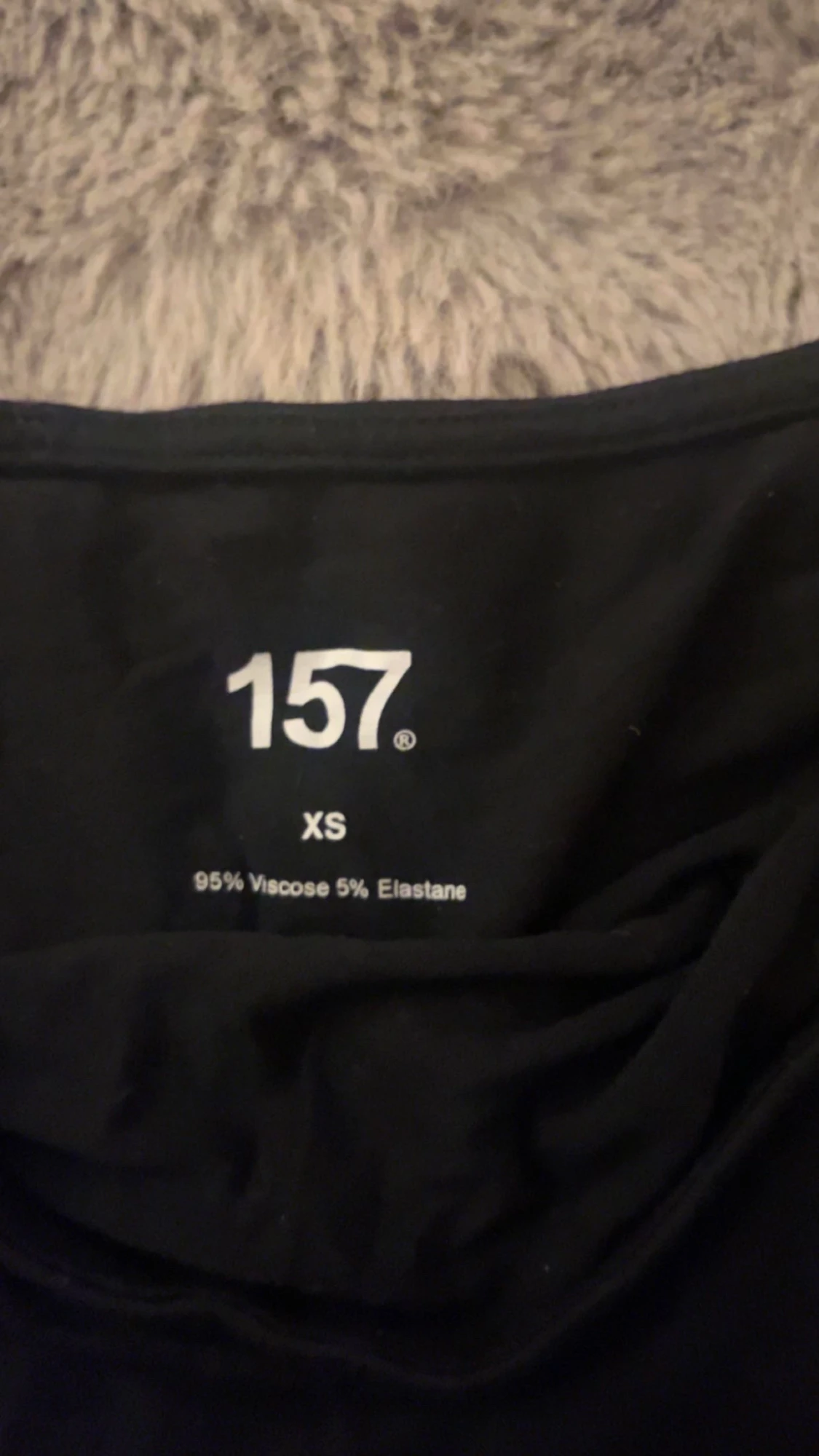 Svart långärmad topp från 157 XS - 2