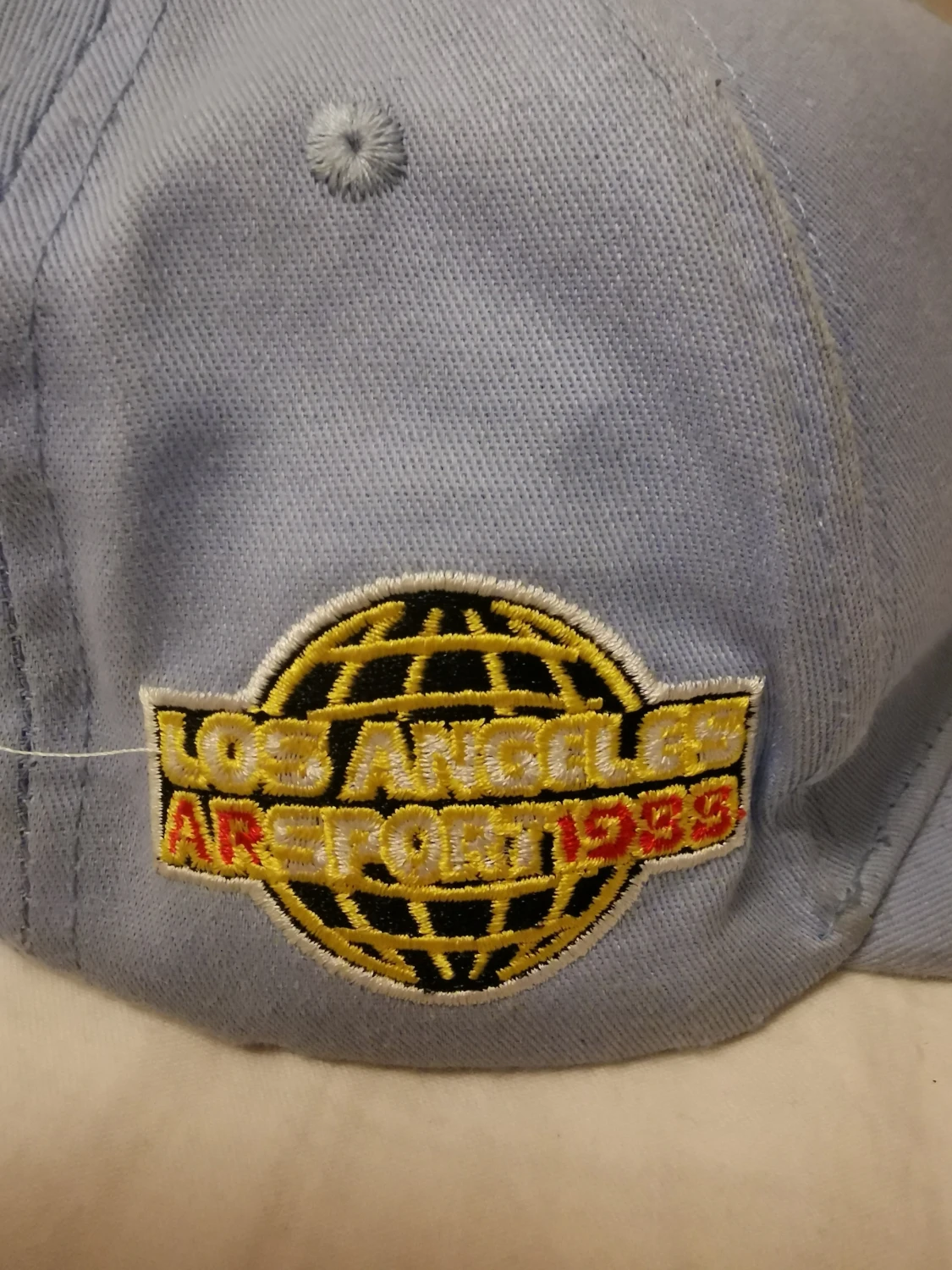 Ljusblå keps med broderi Los Angeles - 1