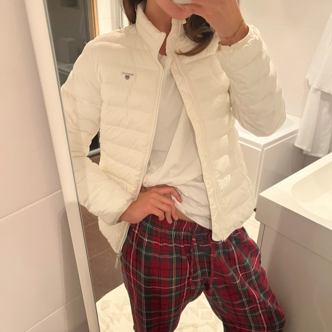 Vit dunjacka från Gant - 1