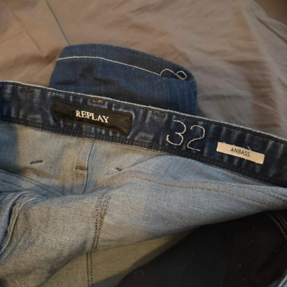 Blå Replay Anbass jeans  - 3