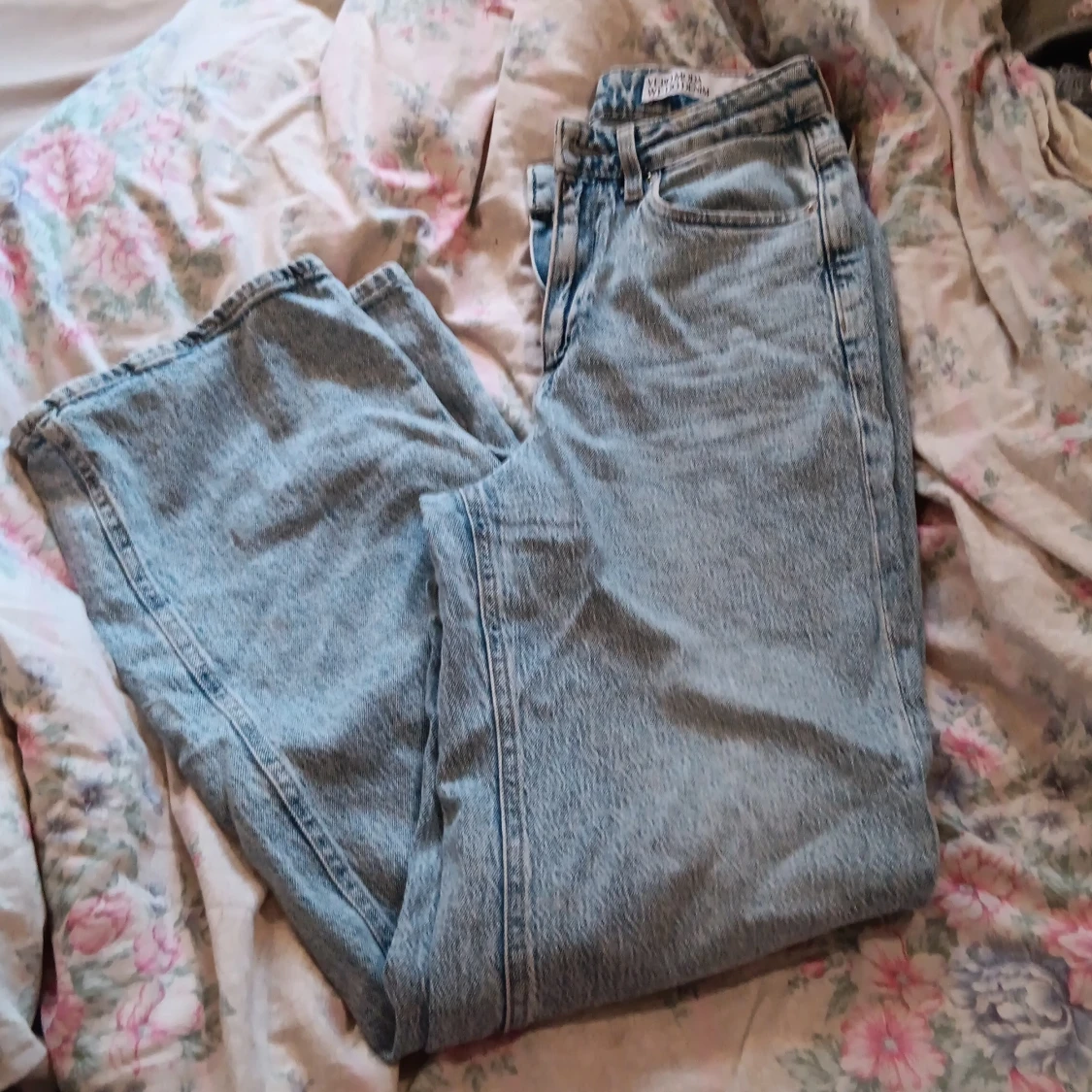 Ljusblå straight jeans från Vero Moda - 1